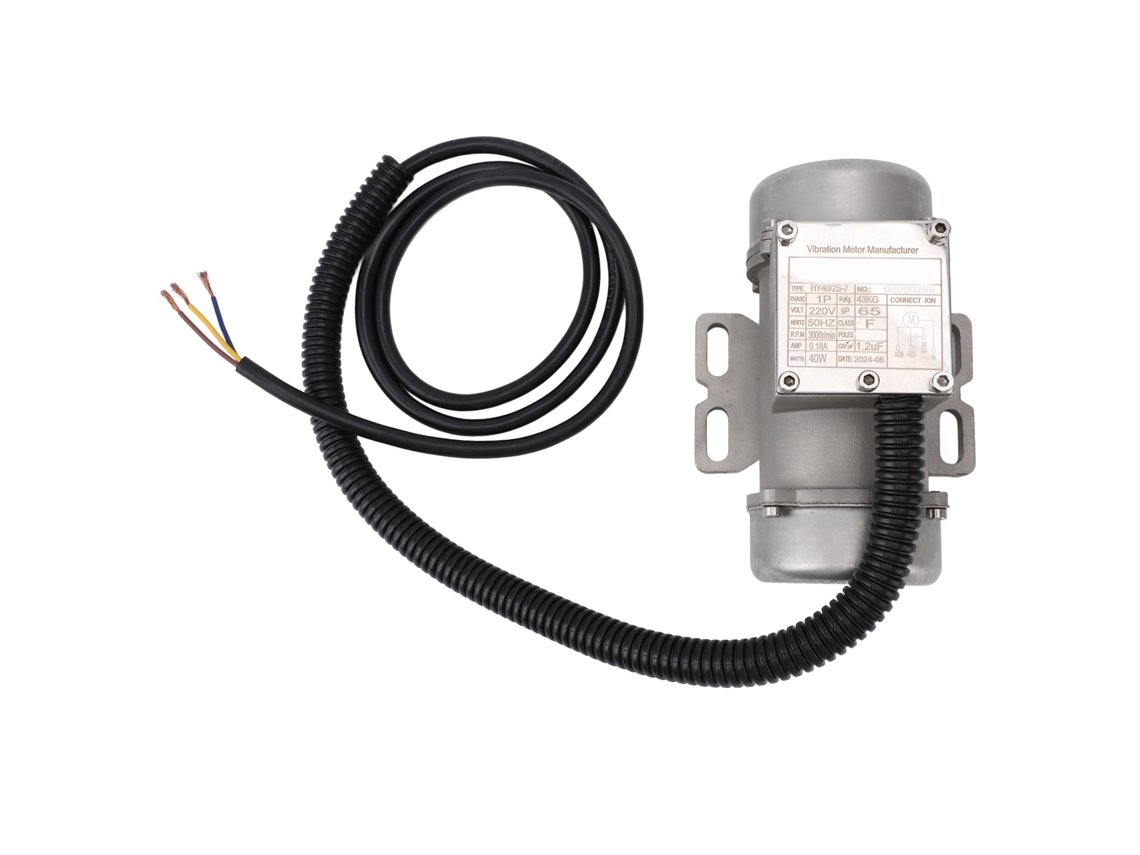 Motor de vibración de hormigón de 3000 r/min, IP65, 40 W, 43 kg, para mesa vibratoria de arena