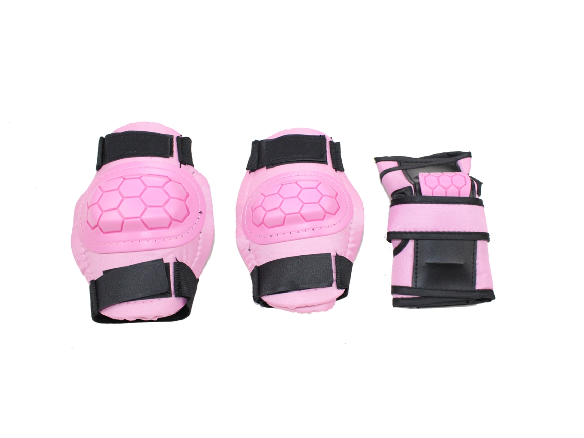 6 uds verano transpirable anti-caída niños bicicleta monopatín equilibrio coche equipo de protección conjunto YUYSAN rosa (S-20-40kg