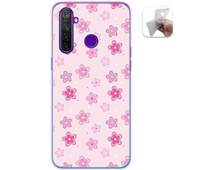 Carcasa Realme 5 Pro TUMUNDOSMARTPHONE Flores Multicolor
