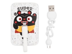 Batería Portátil Magnética Usb De 3200mah Con Patrón De Animales, Compatible Con Iphone