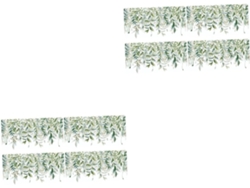 Juego De 4 Pegatinas Decorativas De Pared, Diseño Verde, Decoración De Pared