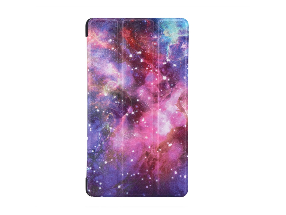 Funda protectora de piel sintética para Huawei MediaPad T3 7.0 3G Galaxy Dorado Claro