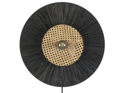Lámpara de pared BELIANI Yaapi de Papel Negro 50x50x12