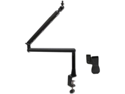 Soporte de micrófono con brazo articulado giratorio de 360° y soporte extensible. Gokoco