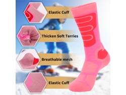 2026-calcetas De Esquí Para Niños Calcetines Térmicos De Invierno Cálidos Para Niños Y Niñas Calcetines De Esquí Térmicos Para Niños