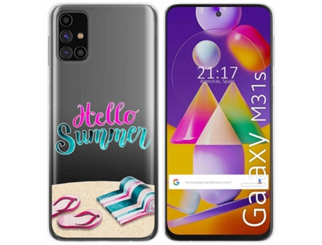 Carcasa Samsung Galaxy M31s TUMUNDOSMARTPHONE Dibujos Transparente Multicolor