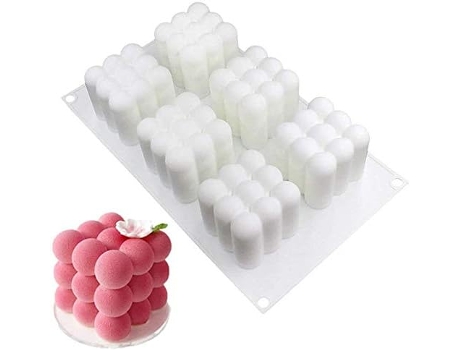 Molde para velas Magic Cube, juego de 6 cubos