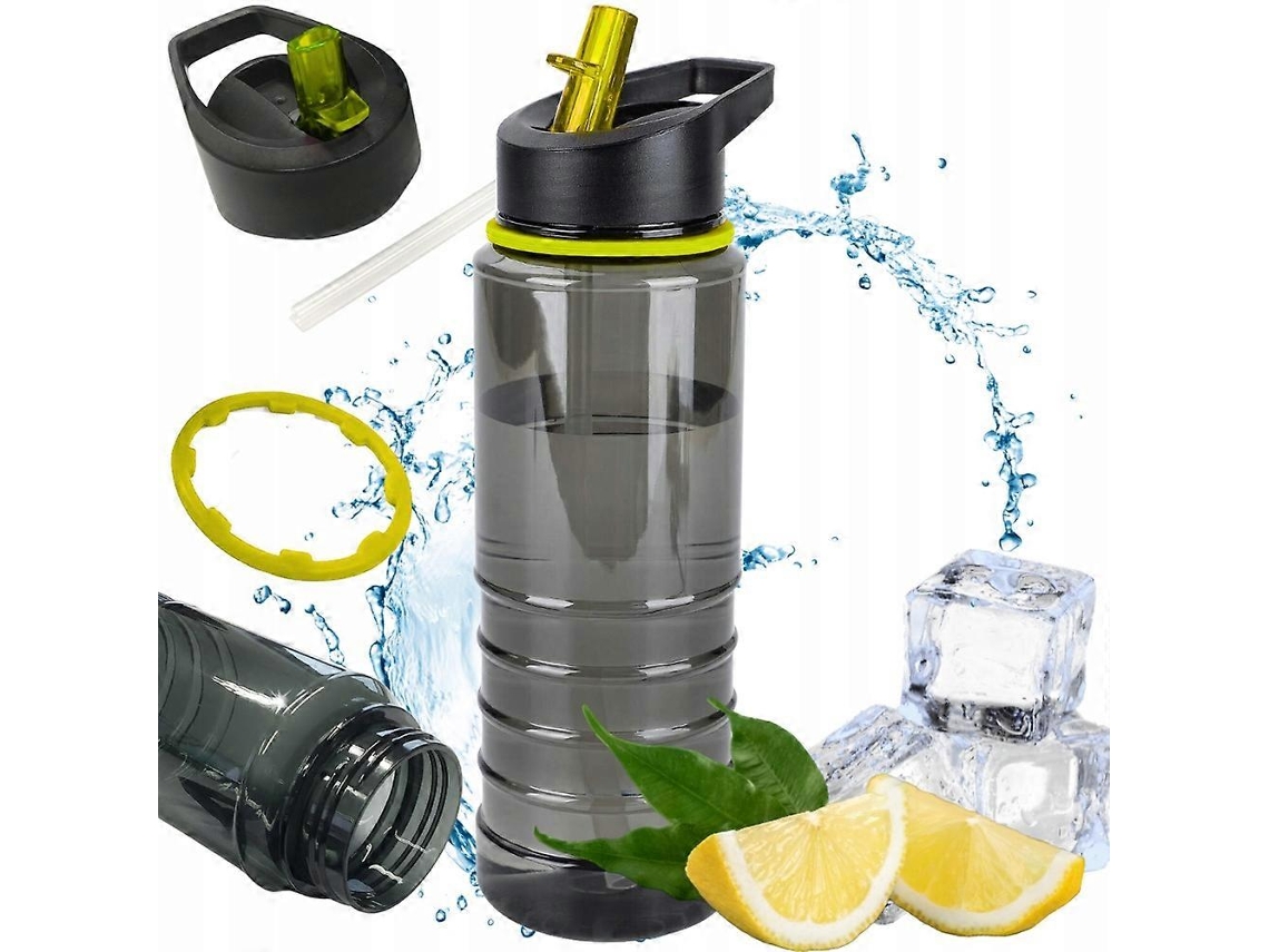 Botella Deportiva Tritan Con Pajita, Sellada, Sin Bpa, 750ml Rosewell
