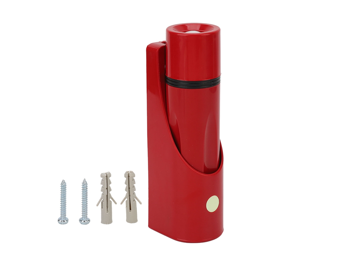 2026-linterna Led De Pared Alta Brillo Baterías Pequeña Emergencia Hotel Hogar Rojo