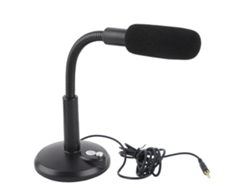 Micrófono Con Cable De 360 Grados Con Captación Direccional, Alta Sensibilidad, Voz Nítida, Para Ordenador De Sobremesa, Conector De 3,5 Mm.