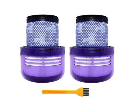 Pacote com 2 filtros hepa laváveis para dyson v10 digital slim peças fofas