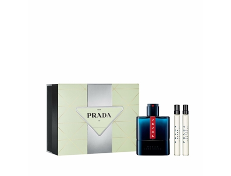 Set de Perfume Hombre EDT PRADA Luna Rossa Ocean 3 Piezas