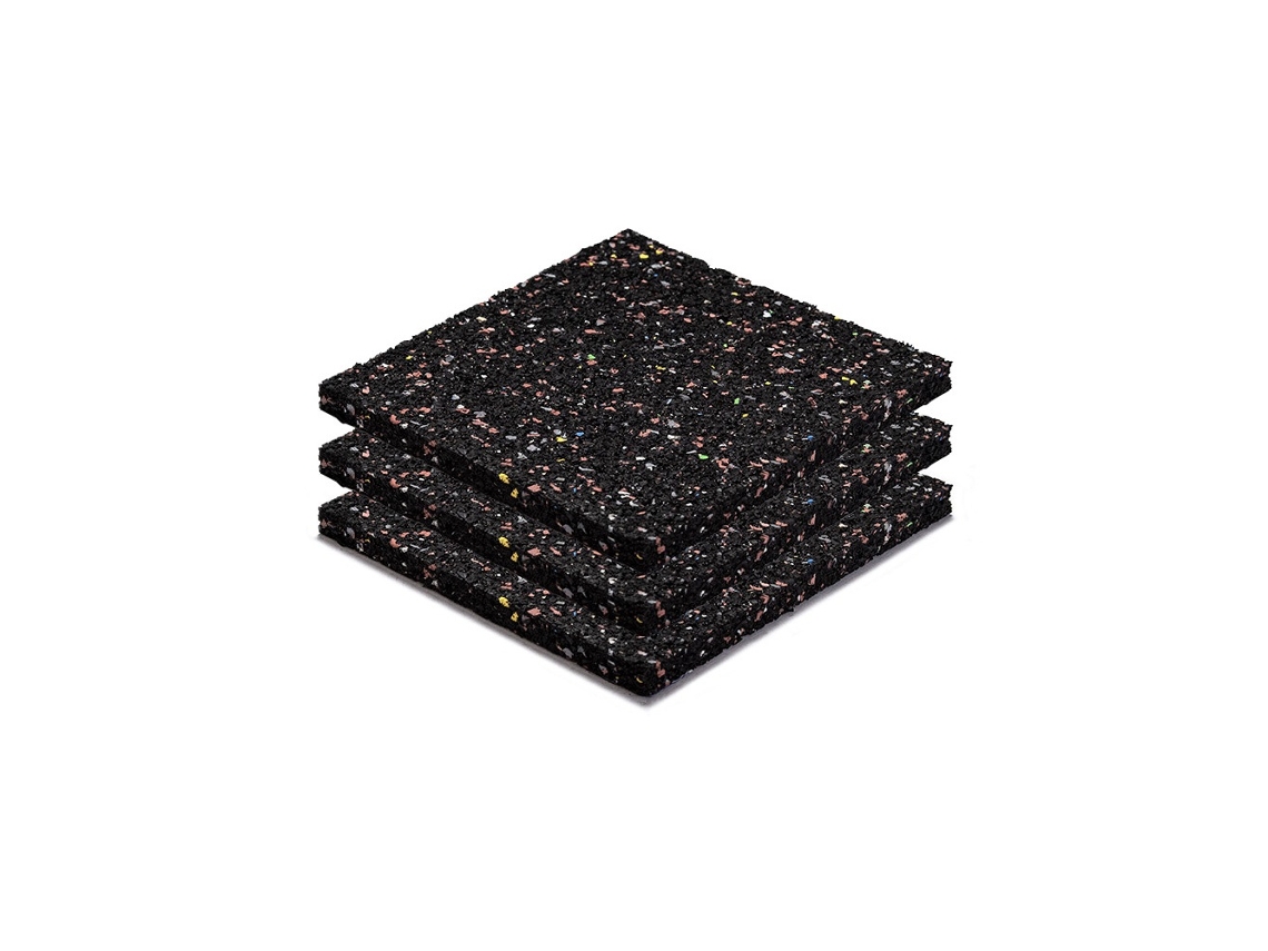Soporte para baldosas de caucho 150x150x10mm - por 60 piezas STOCKZ