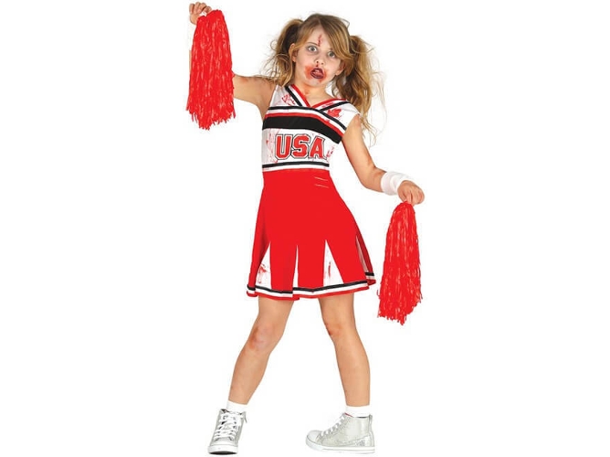 Disfraz de Niña DISFRAZZES Animadora Zombie (Talla: 10 a 12 años)