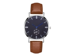 Reloj De Pulsera Para Hombre Fashionable De Muestra De Cuarzo Analógico Duradero Y Casual Café Claro