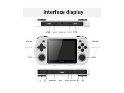 Consola De Juegos Portátil Retro Rk2023 Con Pantalla Ips De 3,5 Pulgadas, 16 Gb 128 Gb, Hd, Estilo Arcade, Para El Hogar, Psp