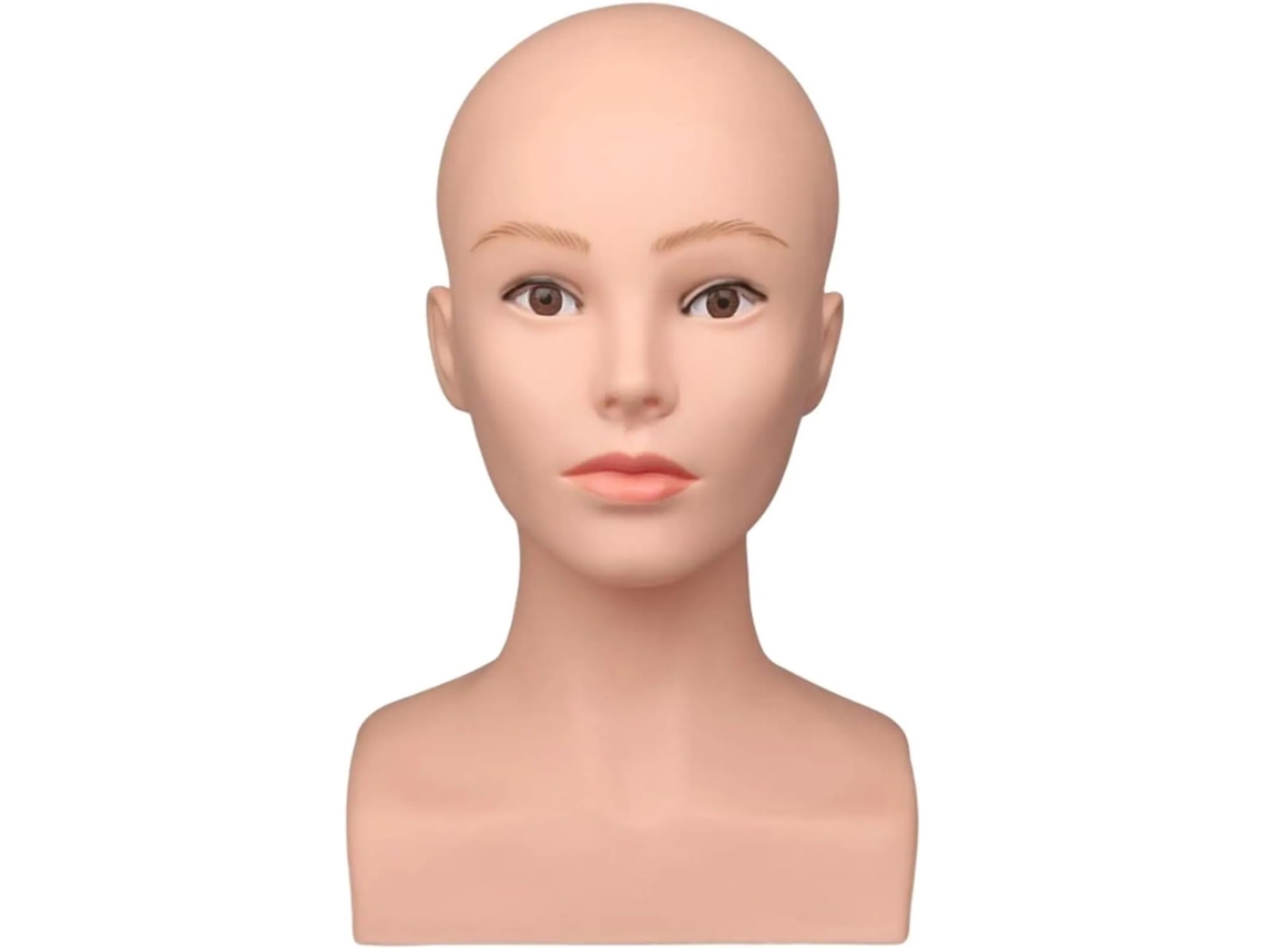 Cabeza De Maniquí Femenina, Soporte Y Para Peluquería
