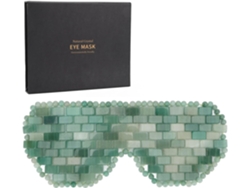 Antifaz De Jade Para Ojos, Piedra, Cubreojos, Reduce Las Ojeras, Favorece El Sueño (verde)