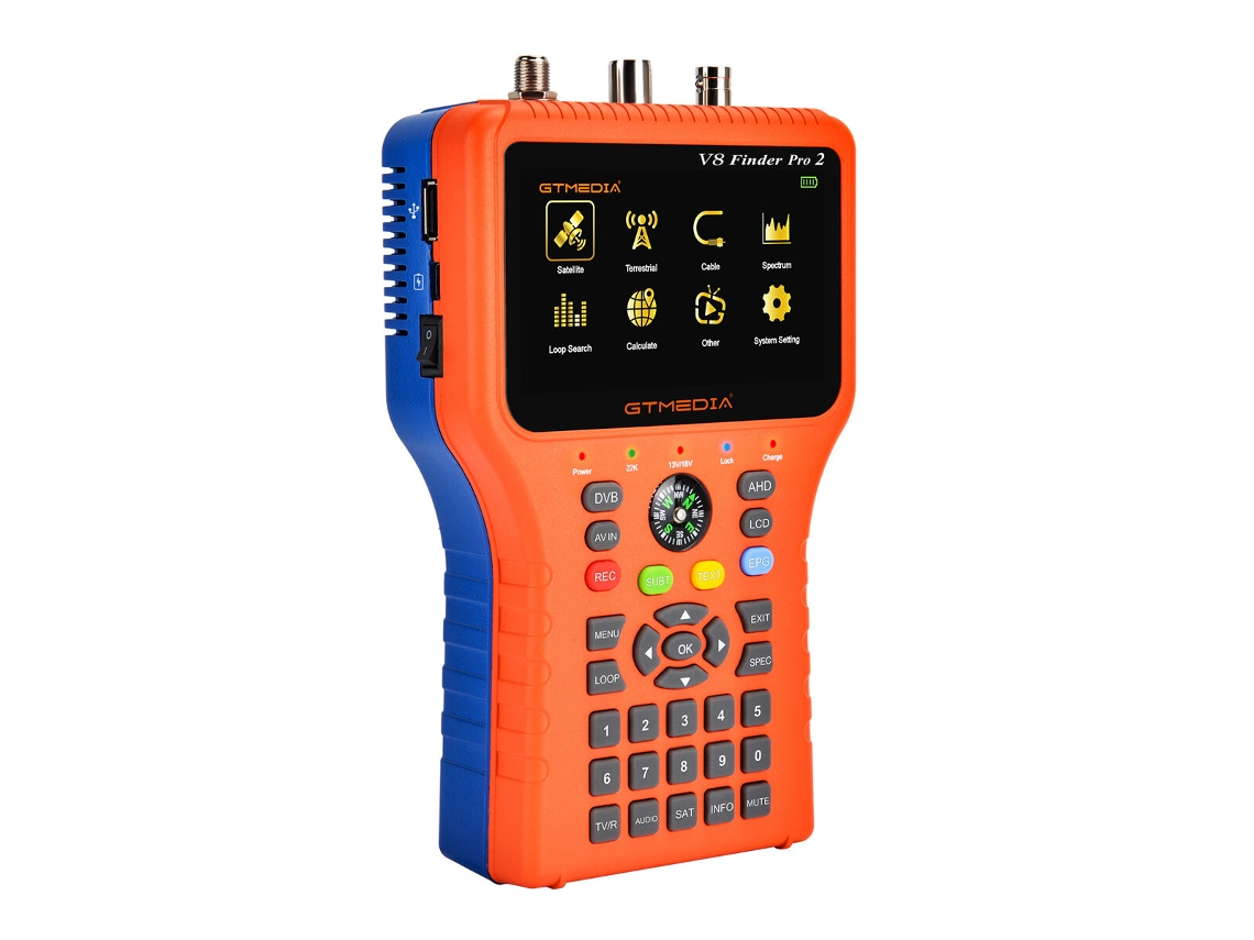 Eugtmedia V8 Finder Pro 2 Buscador Planetas Celestes Rastreador Digital Medidor Portátil Dvb S2 T2