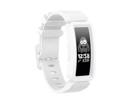 Correa De Reloj Inteligente Para Fitbit Inspire Hr/Ace 2 Correa De Reloj Inteligente De Silicona Blanca VENISYMLIS