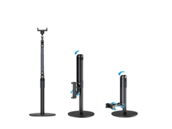 Soporte para teléfono móvil, altura regulable, base ultraestable, soporte de 70 cm.