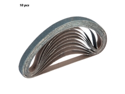 Cinta De Lija Abrasiva 330*10mm Para Lijadora De Dedo Eléctrica Pulido (azul 60)