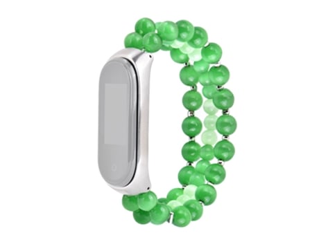 Correa de cuentas trenzadas perlas de ópalo para Xiaomi Mi Band 4/3 - pista