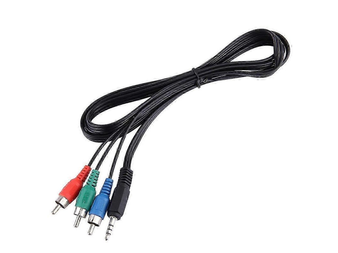 Cable De Vídeo Por Componentes Rgb Con Conector De 3,5 Mm Para Conexión De Audio Y Vídeo Hd, 1,5 M