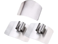 3 Protectores De Dedos De Acero Inoxidable Para Cortar Y Picar Herramientas De Cocina Evitar Lesiones
