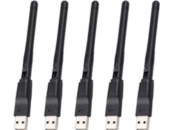 5 Tarjetas Sin Rt5370 Adaptador Wifi Usb Portátil 2.4g 150 Mbps Antena Receptor Para Pc Y