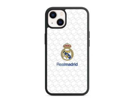 Funda PHONECASES3D iPhone 13 - Oficial Real Madrid (Piel Sintética - Negro)