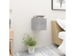 Juego de 2 mesitas de noche en madera gris cemento - MAISON EXCLUSIVE