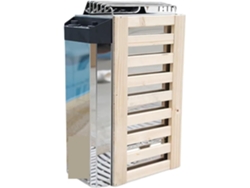 Calentador de sauna SFUSHOS, de acero inoxidable con control interno (3,6 kJ)