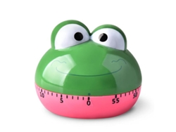 Temporizador Mecánico De Cocina Con Forma De Animal Cartoo Frog Preciso 60 Minutos Manual Para Estudiantes