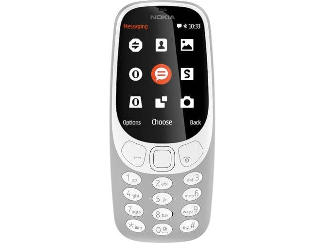 Teléfono móvil NOKIA 3310 (2.4'' - 2G - gris)