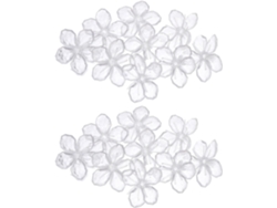 80 Piezas De Decoración De Pvc Para Fiestas