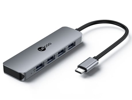 Adaptador LECOO Lkc1340H 4In1 Tipo-C a 4Usb3.0 para Huawei Mate40/P50 S20