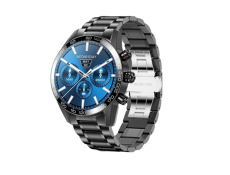 Smart Watch Hombres Bluetooth Llamada HD Pantalla Siempre Mostrar Tiempo Fitness Pulsera Impermeable Acero Inoxidable Smartwatch Hombres VEANXIN