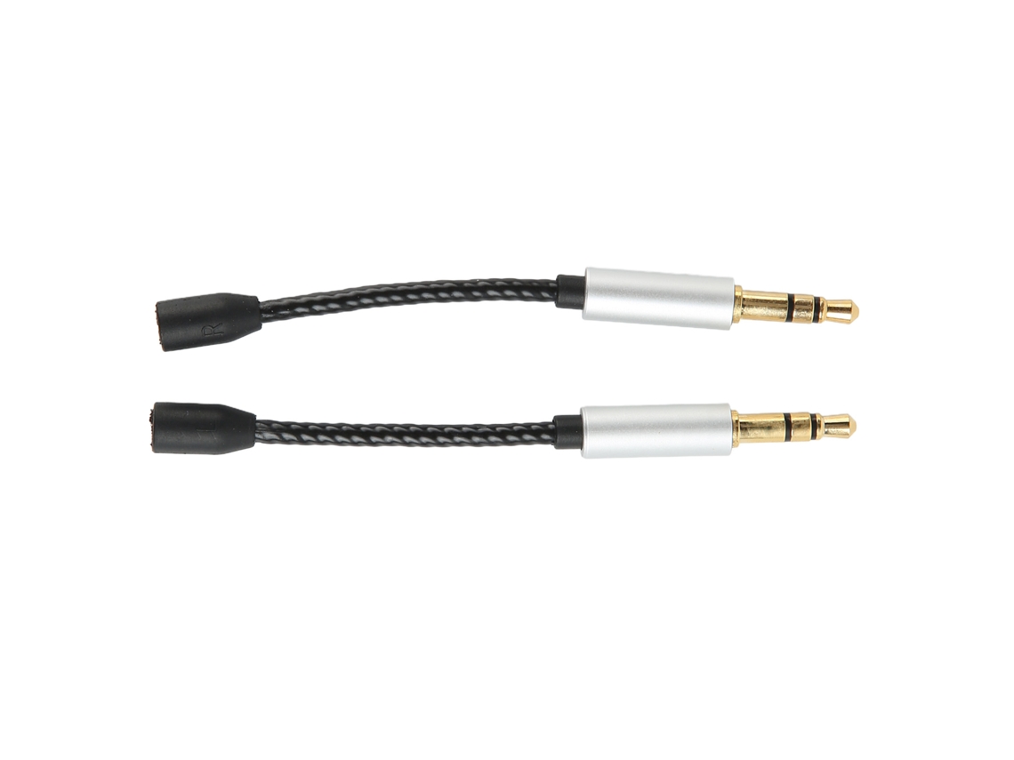 Cable Adaptador Mmcx A 3,5 Mm Con Interfaz Chapada En Oro Y Núcleo Ofc Para Sonido Sin Pérdidas. Cable Mmcx Hembra A