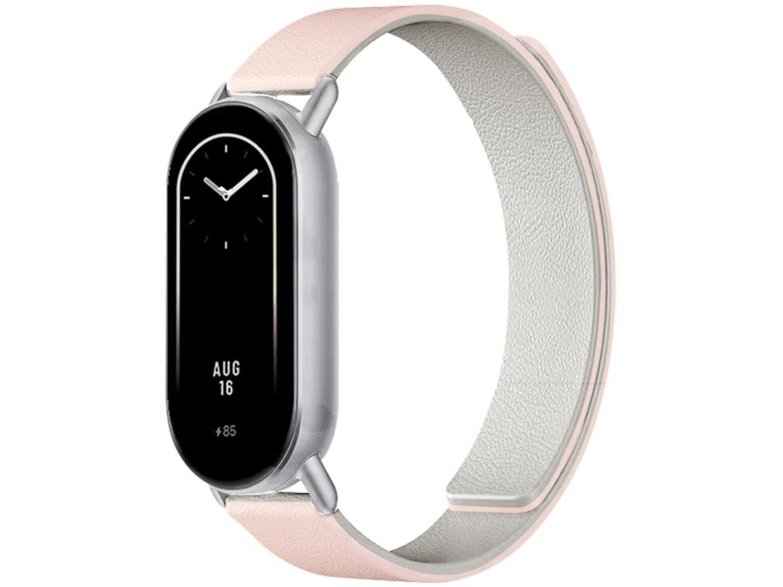 Pulsera para Xiaomi Smart Band 10/9/8 - Silicona suave magnética - Textura de lichi