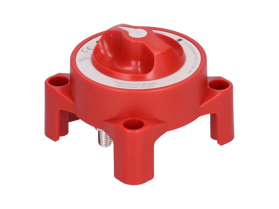 2026velora-interruptor De Batería Mini 2 Posiciones On/off Para Coche Barco Máquina 12‑48v Rojo