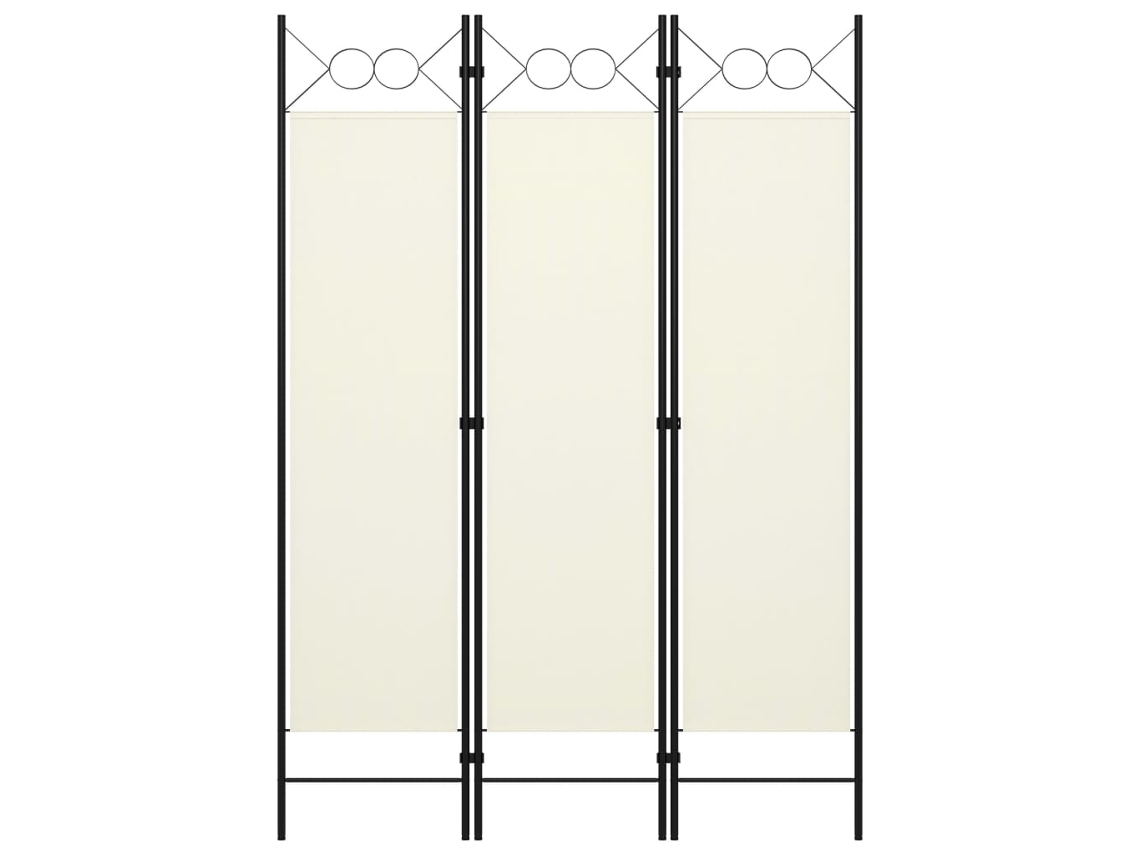 Separador LOVELY HOME con 3 Paneles Blanco Nata (120 x 180 cm)