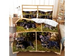 Juego Ropa Cama Funda Nórdica Microfibra Juego Almohada 135 X 200 Cm 50 75 220 240