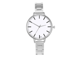 Reloj De Lujo Para Mujer Con Brazalete De Acero, Movimiento Analógico De Cuarzo, Ideal Para Regalar (plateado).