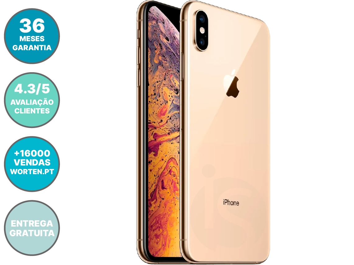 iPhone XS Max APPLE (Reacondicionado Como Nuevo - 6.5'' - 64 GB