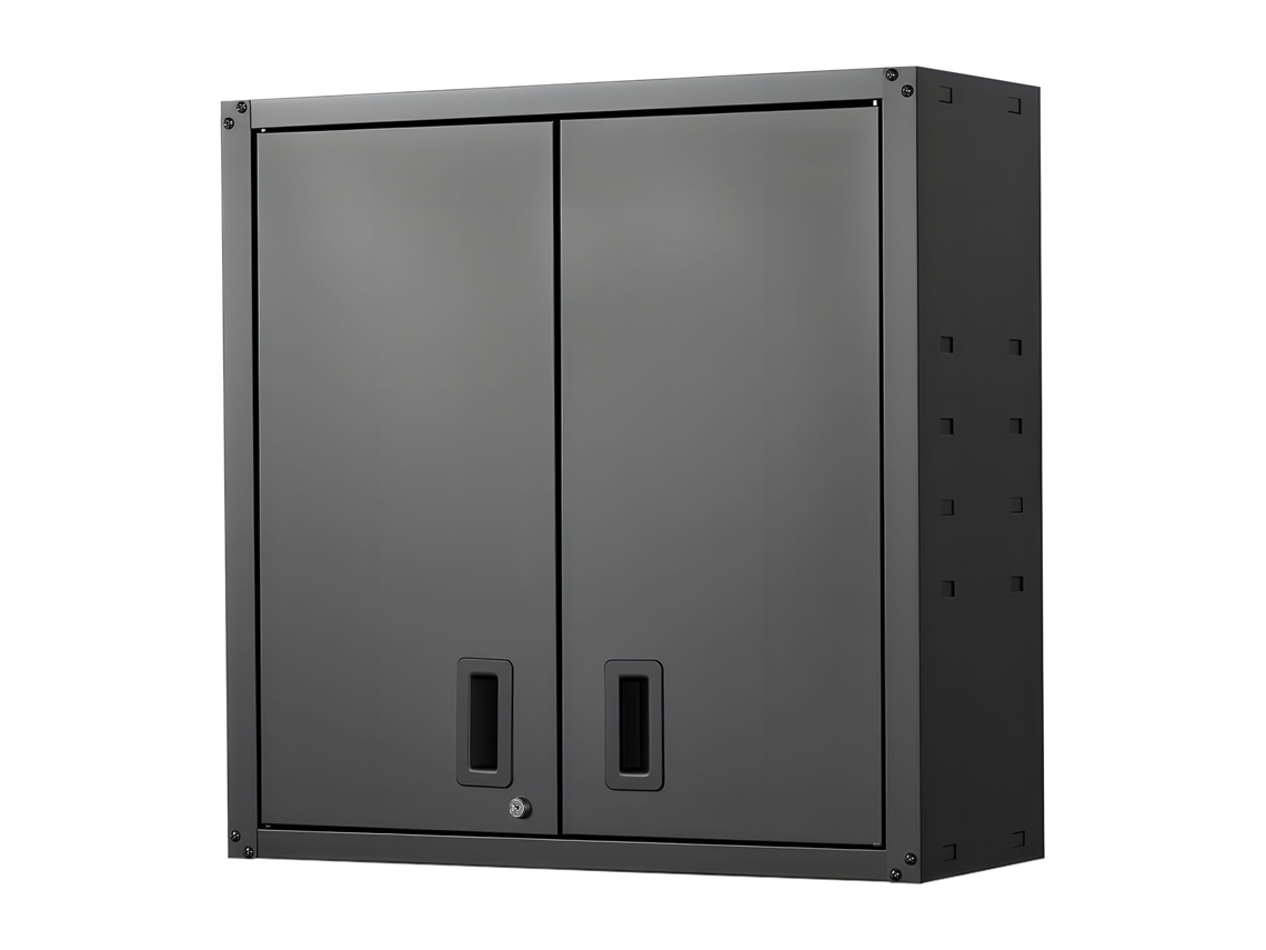 Armario de pared para taller Succebuy con puerta con cerradura, 762 x 310 x 762 mm