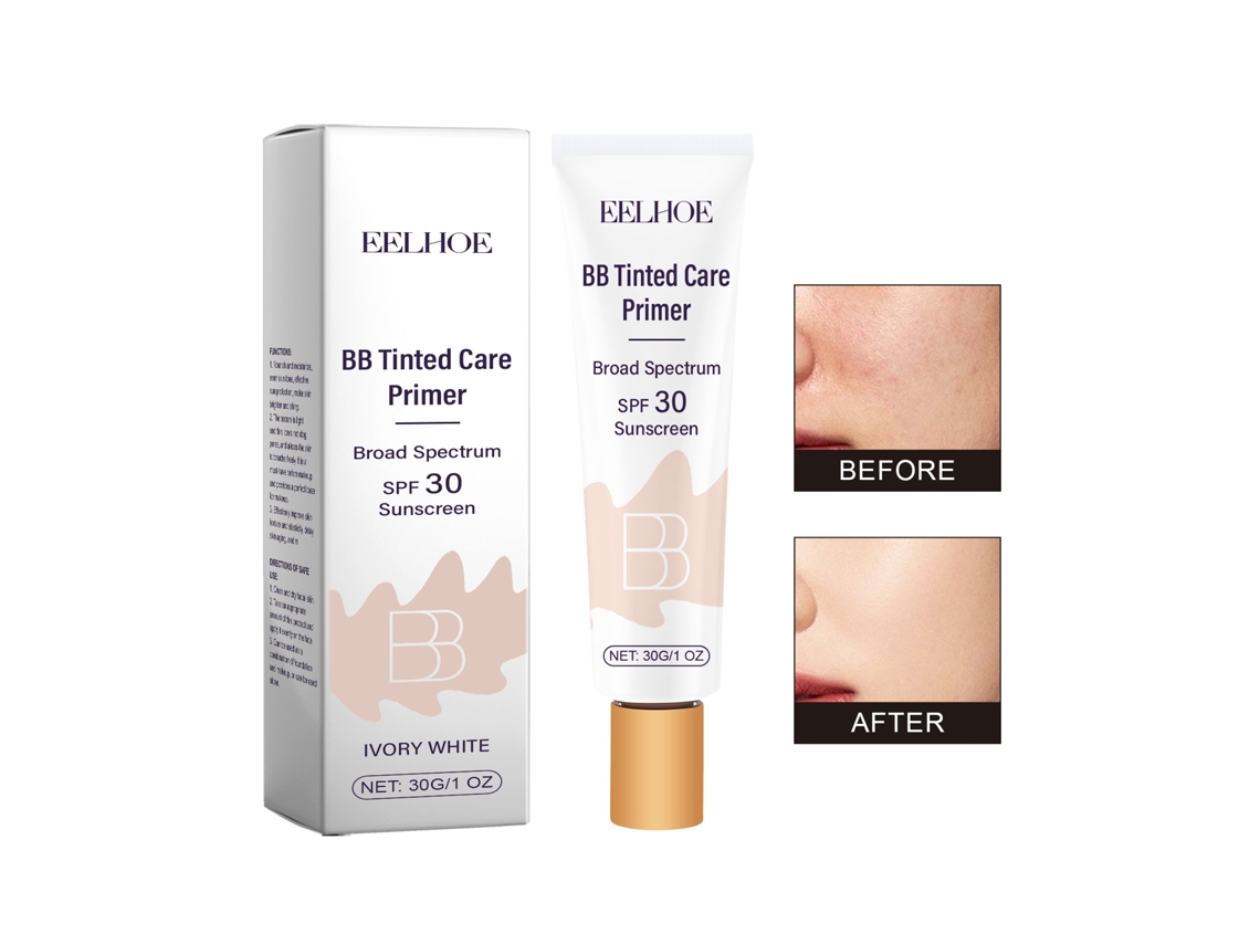 Crema BB con protector solar, blanco, marfil