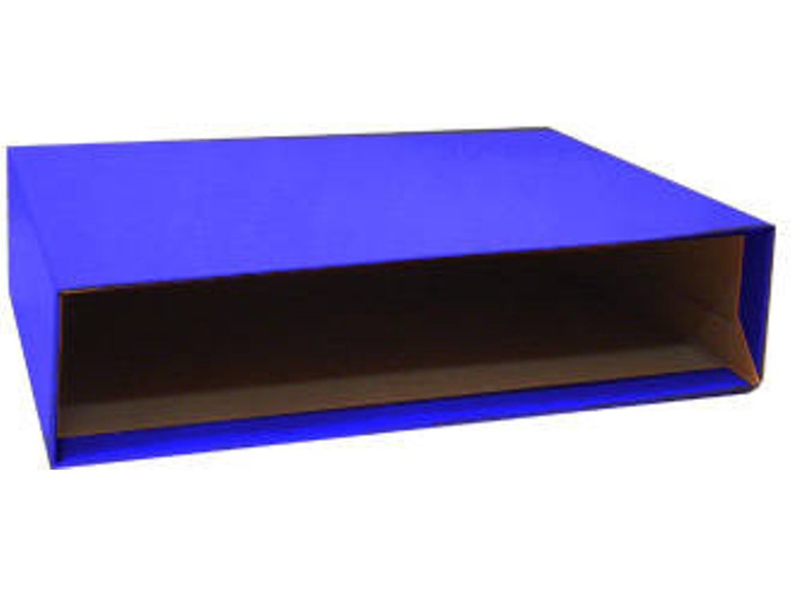 Caja para Dossiers CARTONEX Micro 200AC Azul (35 x 29 x 8 cm)