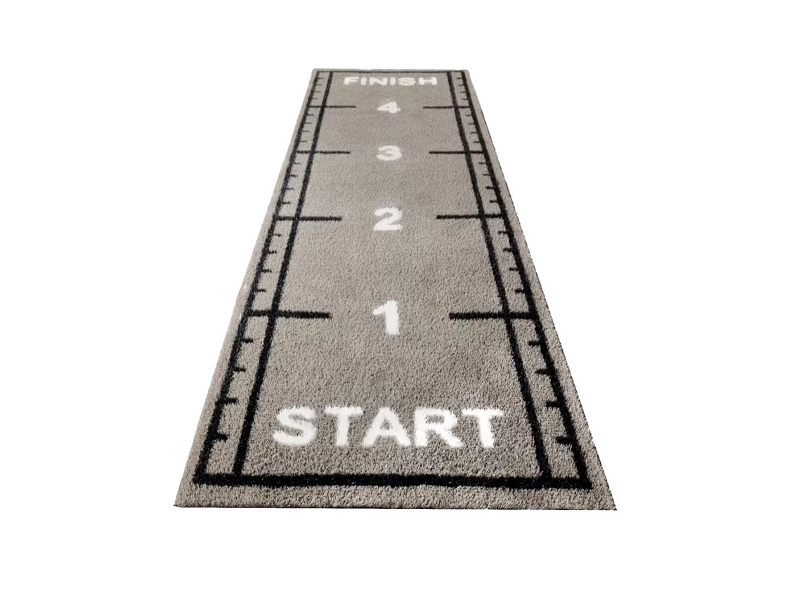 Pista De Atletismo De Césped Artificial - 5 X 1,5 Metros - Gris