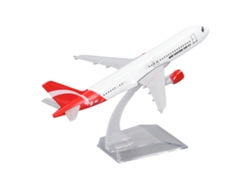 Maqueta De Avión Comercial De Aleación Con Soporte Simulado - Juguete Para Estudio Y Decoración